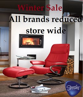 Winter Sale at Hafren Furnishers across all furniture brands