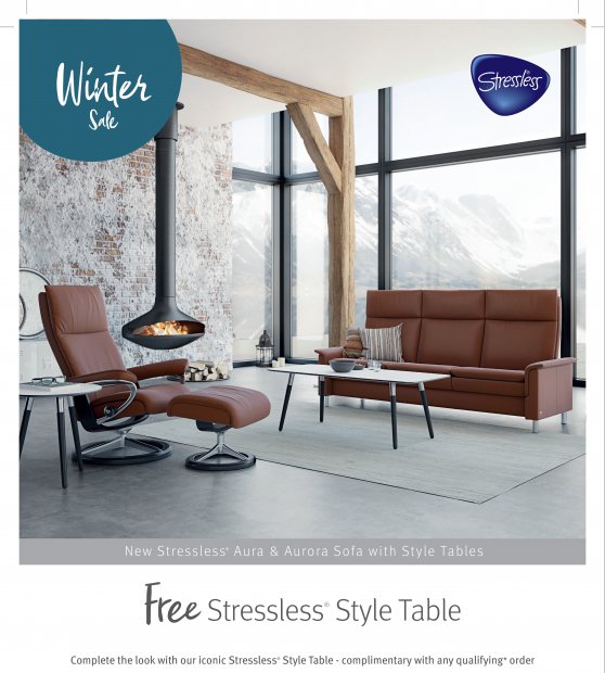 FREE style table with qualifying Stressless orders*