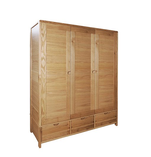 Ercol Bosco 3 Door Wardrobe Wardrobes Hafren Furnishers