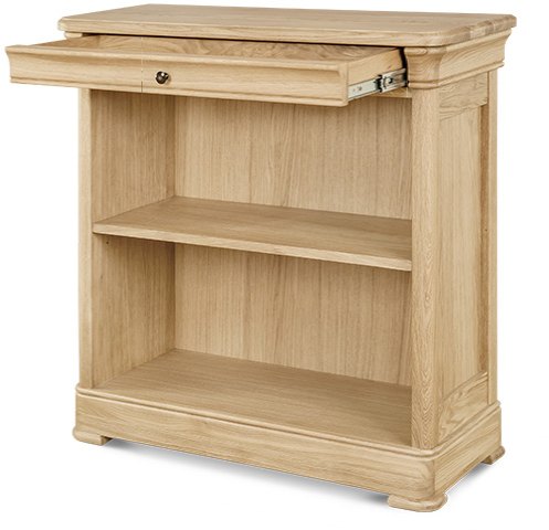 Clemence Richard Moreno Oak Bookcase With Drawer Bookcases