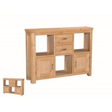 Annaghmore Treviso Solid Oak Low Display Unit
