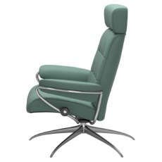 Stressless London Recliner Chair With Adjustable Headrest (Star Base)