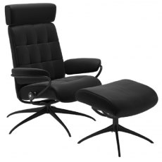 Stressless London Recliner Chair With Adjustable Headrest & Footrest (Star Base)