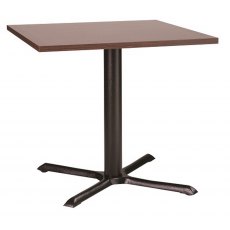 Hafren Contract Orlando Poseur Height Table Cruciform Base & Square Premium Laminate Top