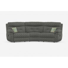 La-Z-Boy Baxter 3 Seater Curved Powered Recliner Sofa