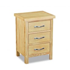 Global Home New Trinity Oak Gents Bedside Chest