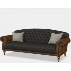 Tetrad Arbroath Grand Sofa In Harris Tweed & Leather