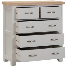 Devonshire Wiltshire Painted 2 Over 3 Drawer Chest