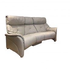 Himolla Chester 3 Seater Trapezoidal Manual Reclining Sofa With Retracting Table(4247)