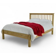Metal Beds Ashbourne King Size Solid Oak Bed Frame