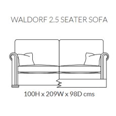 Duresta Waldorf 2.5 Seater Sofa