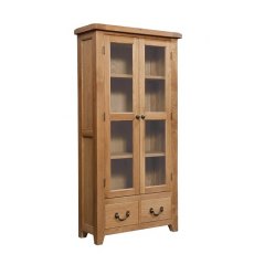 Devonshire Somerset Oak Display Cabinet