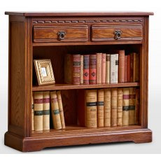 Wood Bros Old Charm Low Bookcase With Drawers