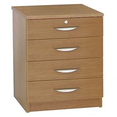 R White Cabinets 4 Drawer Chest