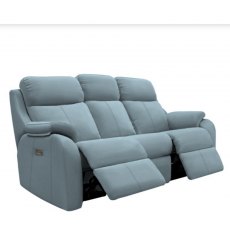 G Plan Kingsbury 3 Seater Double Electric Recliner Sofa with Headrest & Lumber