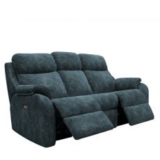 G Plan Kingsbury 3 Seater Double Electric Recliner Sofa with Headrest & Lumber