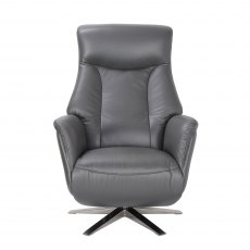 GFA Houston Swivel Recliner Chair With Integrated Footstool