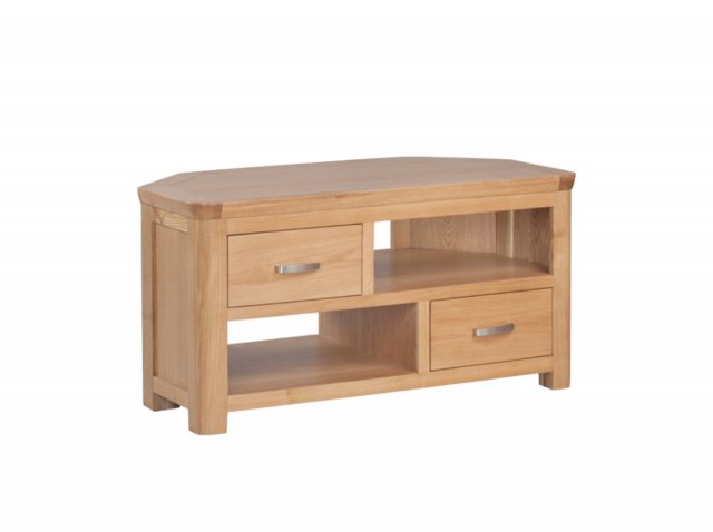 Annaghmore Annaghmore Treviso Solid Oak Corner TV Unit