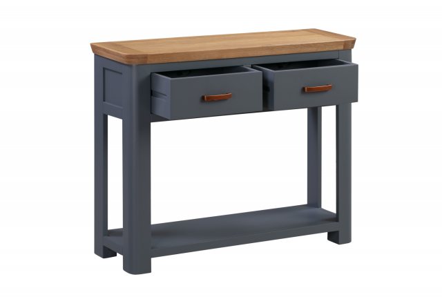Annaghmore Annaghmore Treviso Midnight Blue Large Console Table With Drawers