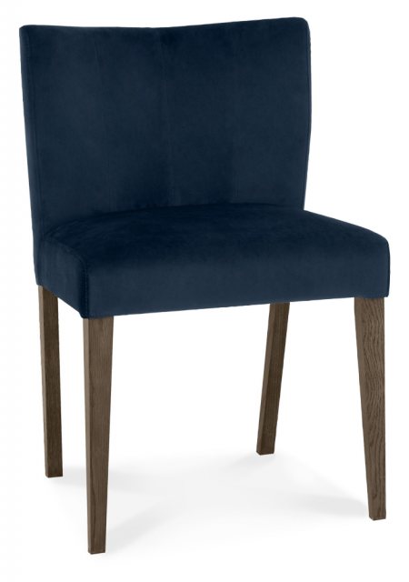Bentley Designs Bentley Designs Turin Dark Oak Low Back Upholstered Dining Chair