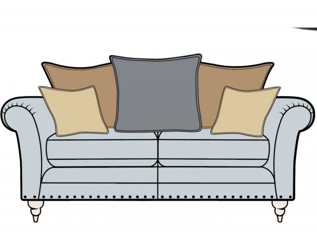 Alstons Alstons Cleveland Pillow Back 2 Seater Sofa