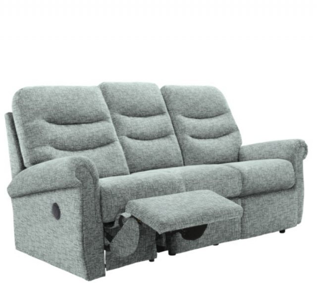 G Plan G Plan Holmes 3 Seater One Side Manual Reclining Sofa