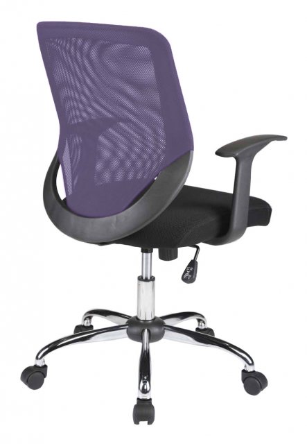 Alphason Alphason Office Chairs Atlanta Purple Mesh Back Operator Chair