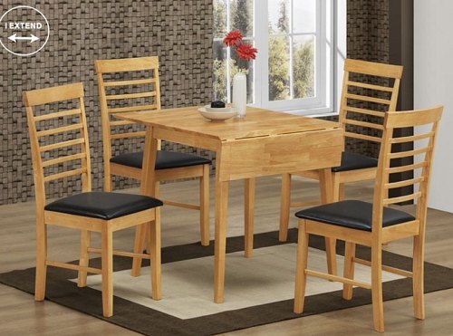 Annaghmore Annaghmore Hanover Oak Square drop Leaf Dining Set