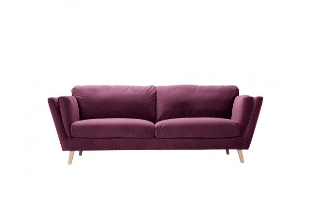 Sits Sits Nova Fabric Fixed Cover 3 Seater Sofa Standard Comfort
