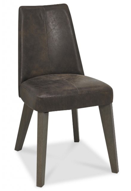 Bentley Designs Bentley Design Cadell Aged Oak Upholstered Dining Chair