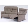 Himolla Himolla Rhine Trapezoidal 3 Seater Manual Recliner With Cumuly Function & Middle Table (4350)