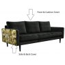 Jay Blades X G Plan Jay Blades X - G Plan Ridley Grand Sofa In Fabric B With Accent Fabric C