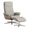 IMG IMG Space 4100W Manual Recliner Chair With Footstool