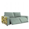 Jay Blades X G Plan Jay Blades X - G Plan Morley Double Power Footrest Split Sofa In Fabric B With Accent Fabric C
