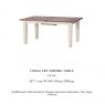 Hafren Collection Sherlock Cotswold 140cm Extending Dining Table