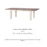 Hafren Collection Sherlock Cotswold 120cm Extending Dining Table