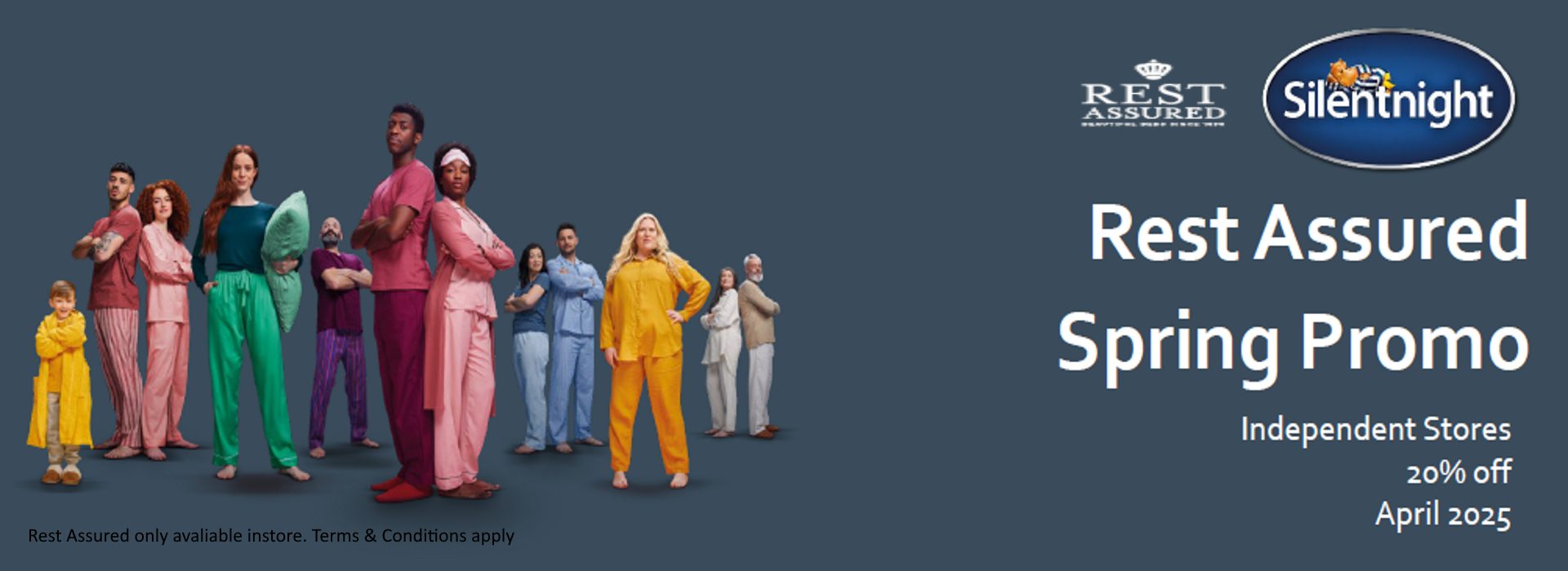 20% off Silentnight & Rest Assured