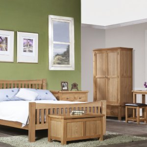 Devonshire Dorset Light Oak Bedroom