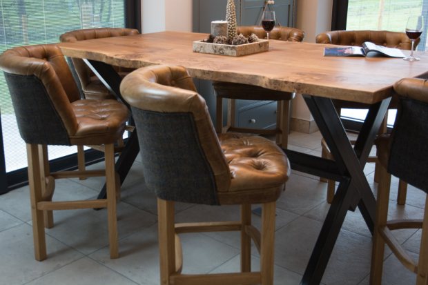 Tweed bar stools discount