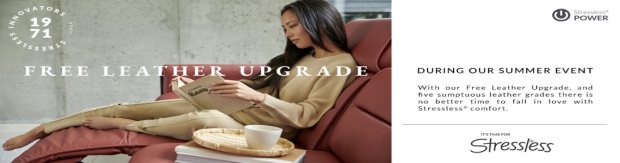 Ekornes Stressless sofas and chairs with free leather upgrade 