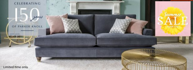 Parker Knoll three for two Summer sofa promotion