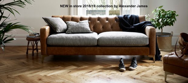 NEW Alexander & James sofa collection at Hafren Furnishers