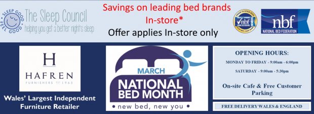 Savings on beds and mattresses for National Bed Month 