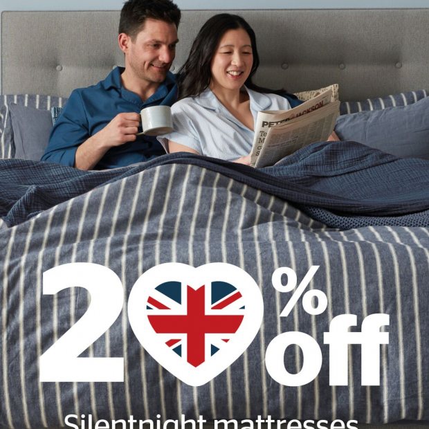 Save 20% off Silentnight and Rest Assured 