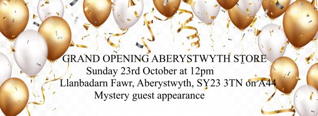 New Aberystwyth store GRAND OPENING