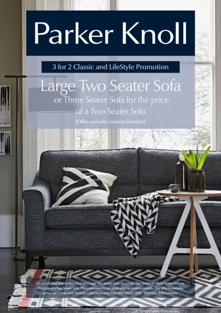 Parker Knoll 3 for 2 promotion