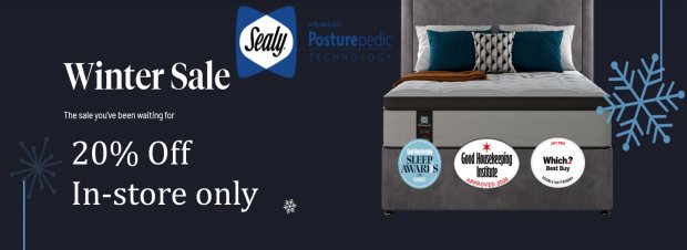 20% across Sealy products