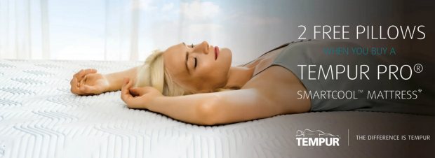 Free Tempur pillow promotion