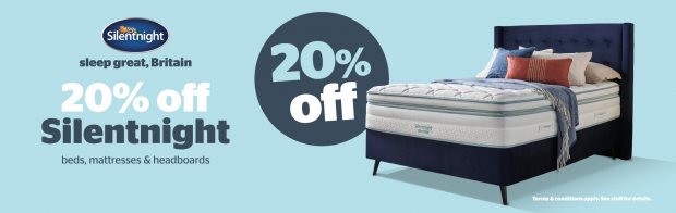 20% off Silentnight during March