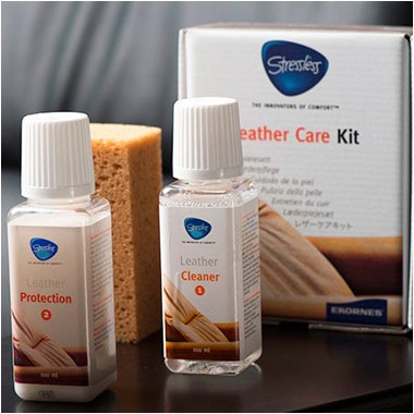 Stressless (Ekornes) leather care kits and leather care wipes kits